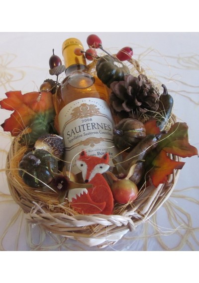 panier cadeau Automne Sauternes 2008