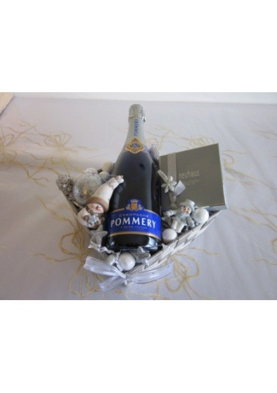 Panier cadeau - Pommery de Noël