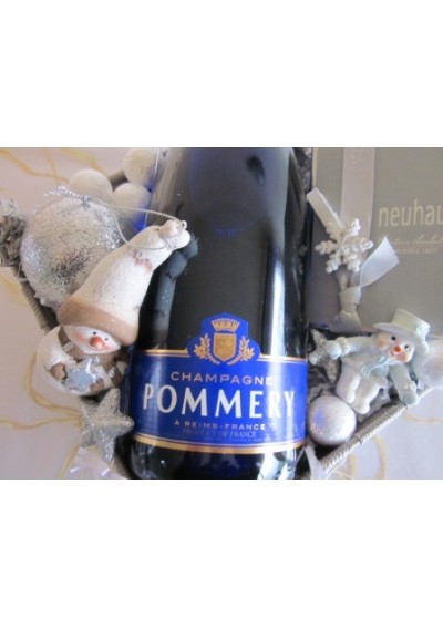 Pommery champagne - Kerstcadeaumand