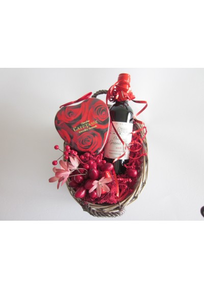 Verjaardag-Cadeaumand-wijn-millesime-2004-Brussel-BE-NL-01.jpg | Verjaardag cadeaumand, wijn 2004, Puisseguin Saint-Emilion