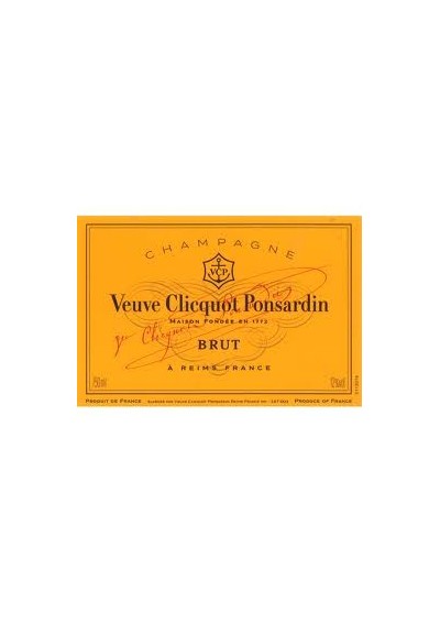 Champagne Veuve Clicquot Carte Jaune