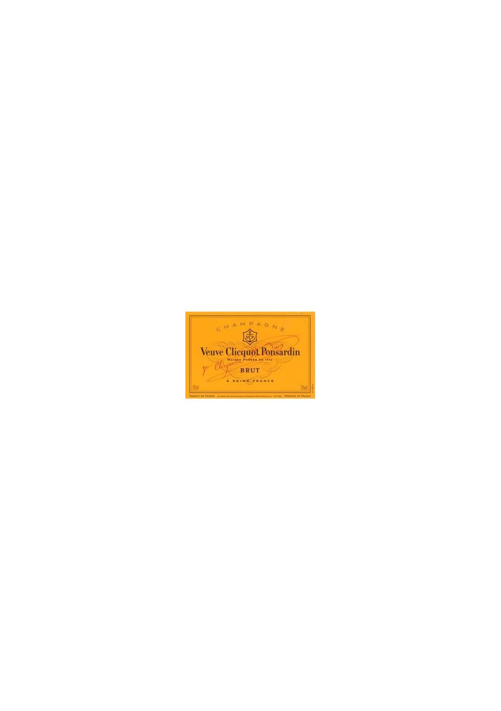 Veuve Clicquot Carte Jaune 6 liters - Mathusalem 