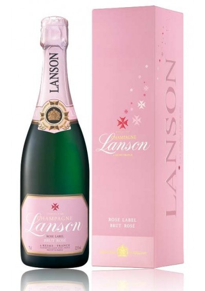 Champagne Lanson Rose Label Brut (75cl)