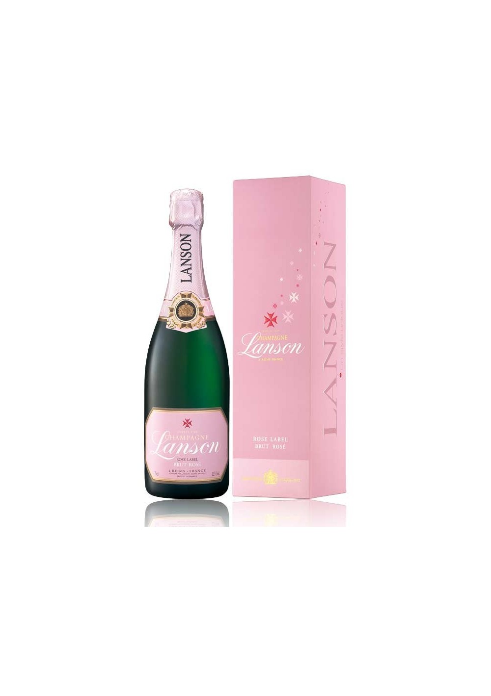 Champagne Lanson Rose Label Brut (75cl)