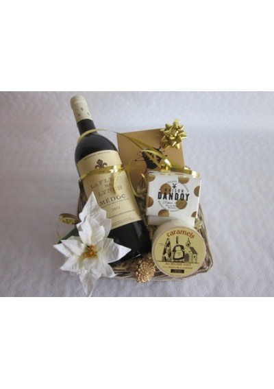 Panier cadeau"La fleur de Luynch Médoc 2011"