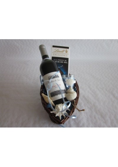 basket gifts - wines of the world