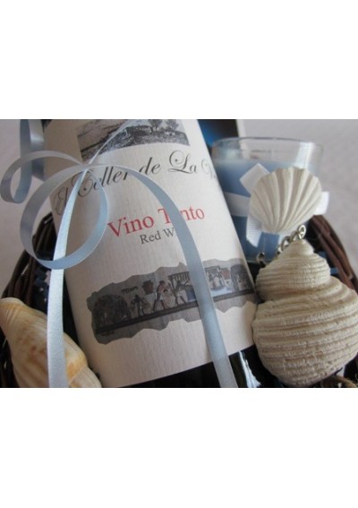 basket gifts - wines of the world
