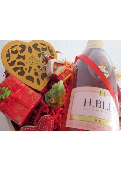 Christmas gift basket Peaceful