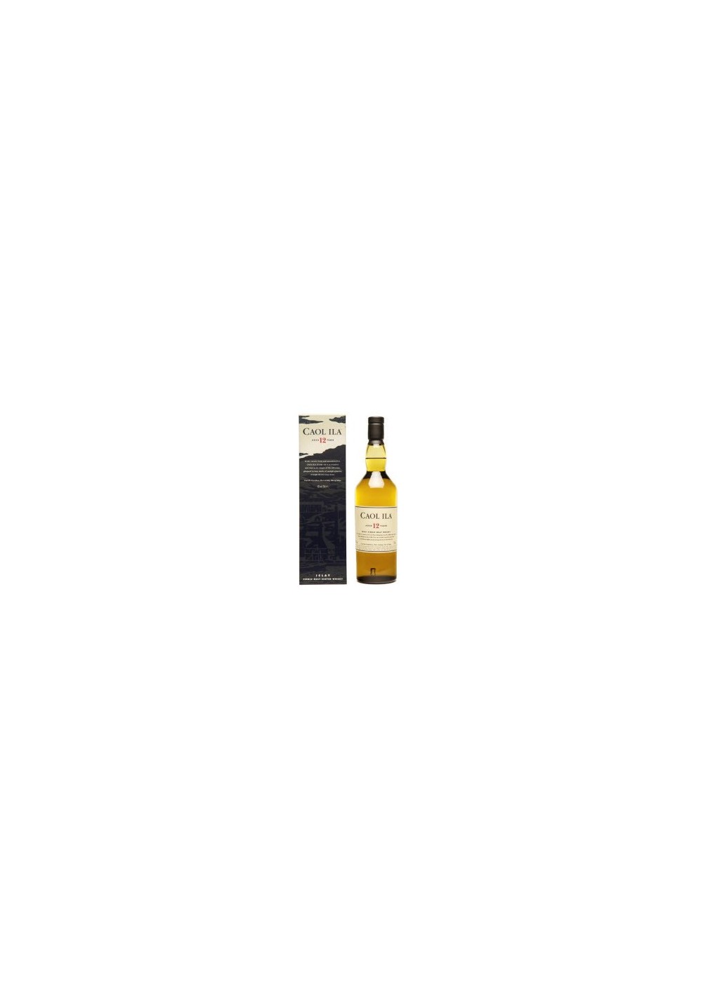 Whisky Caol Ila 12 ans 70cl