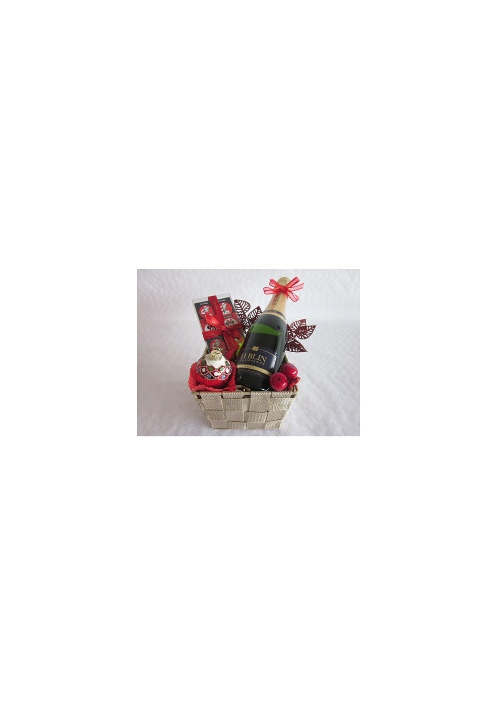 Panier cadeau champagne "H.Blin"