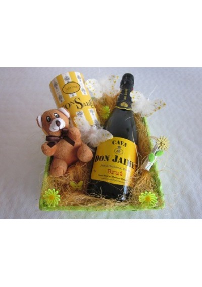 Panier cadeau " Cava Don jaime "