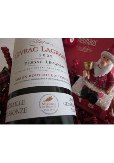 Panier cadeau"Château Civrac Lagrange 2009"