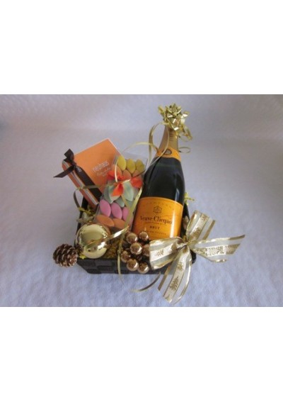 Panier cadeau Noël Veuve Clicquot