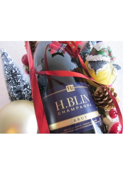 Panier cadeau"H.Blin brut"