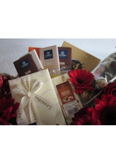 Valentine's Day gift basket, belgium gift