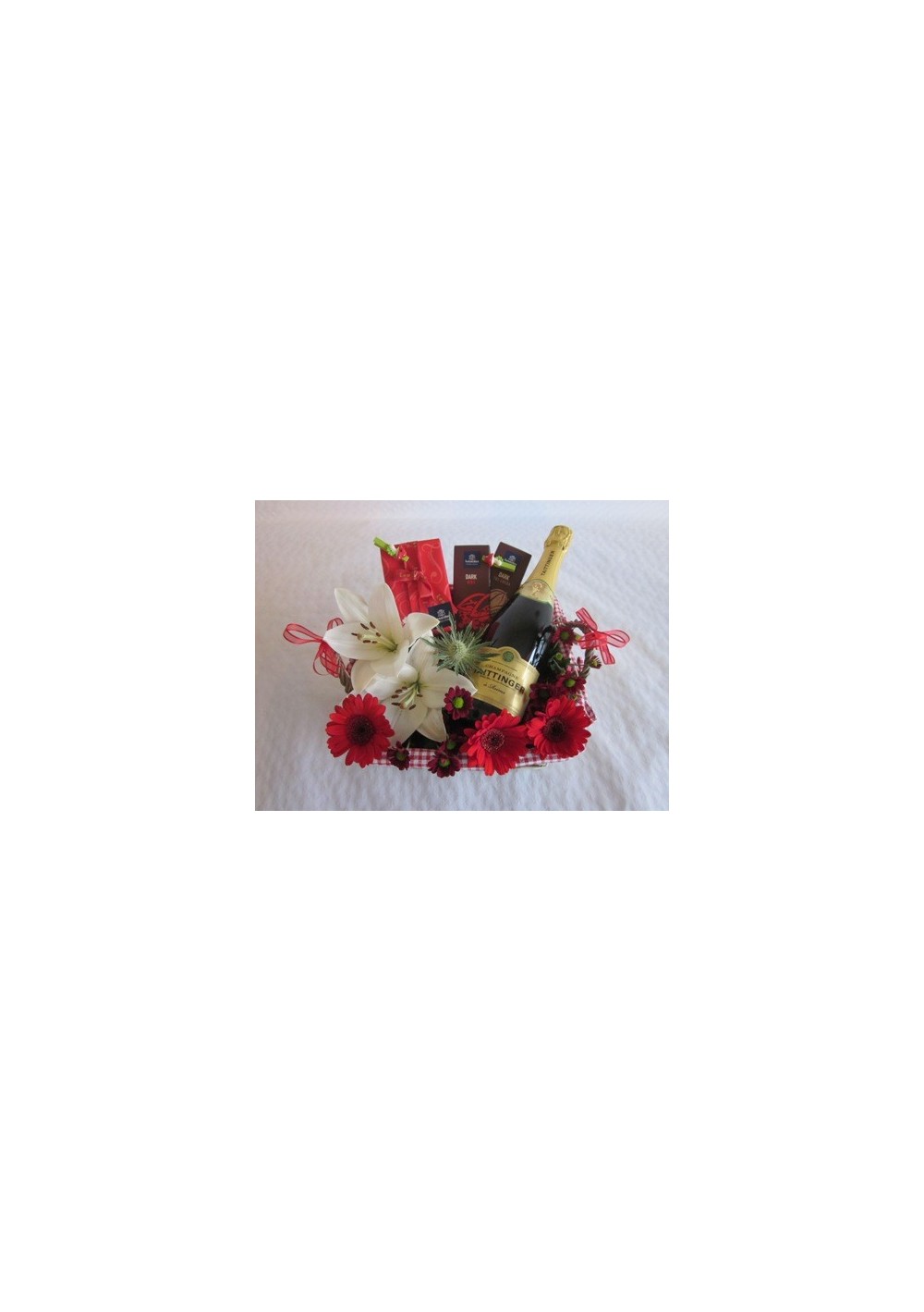 panier cadeau mariage fleurs 