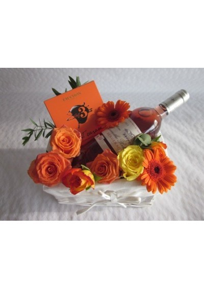 Bouquet de fleurs cadeau