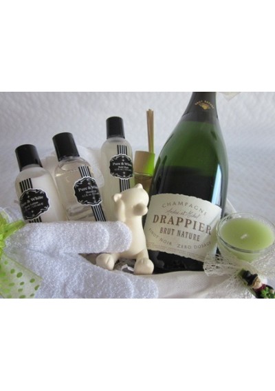 Gift basket champagne Drappier