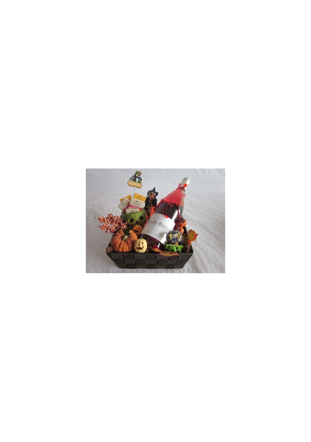 Halloween party gift basket