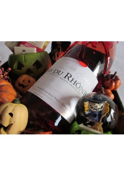 Halloween party gift basket