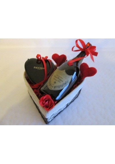 panier cadeau anniversaire champagne