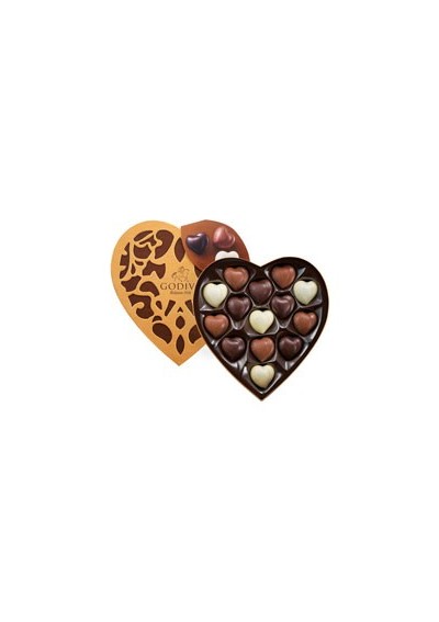 Godiva Cœur Sélection 14 Chocolats