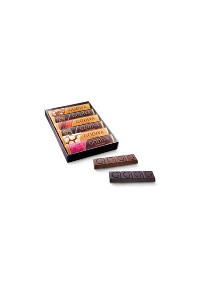 Godiva Assortiment de 6 Barres