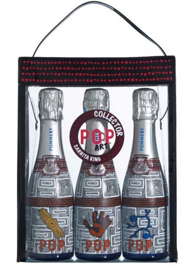 Pommery POP Art Coffret Collector Sarrita King 3 x 20cl