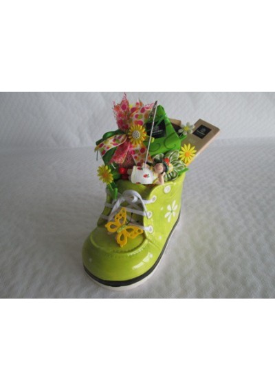 Gift basket - Ceramic boot
