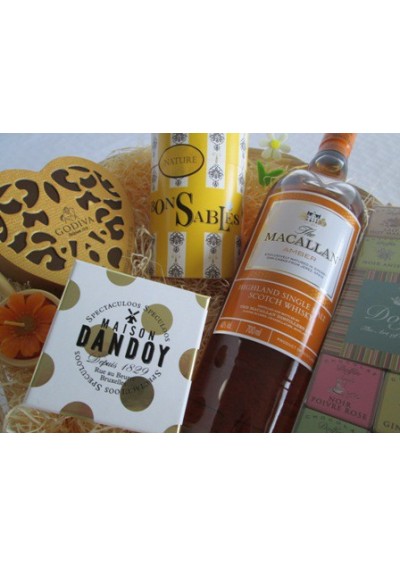 Macalan Whiskey Gift Basket