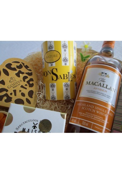 Macalan Whiskey Gift Basket
