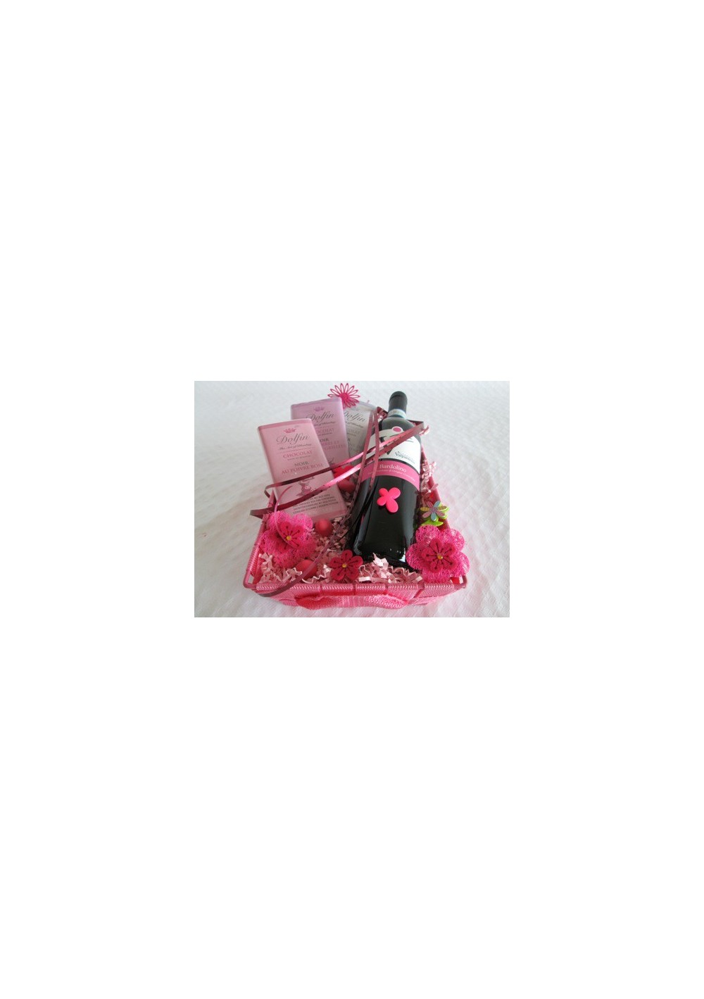 Wine gift basket 