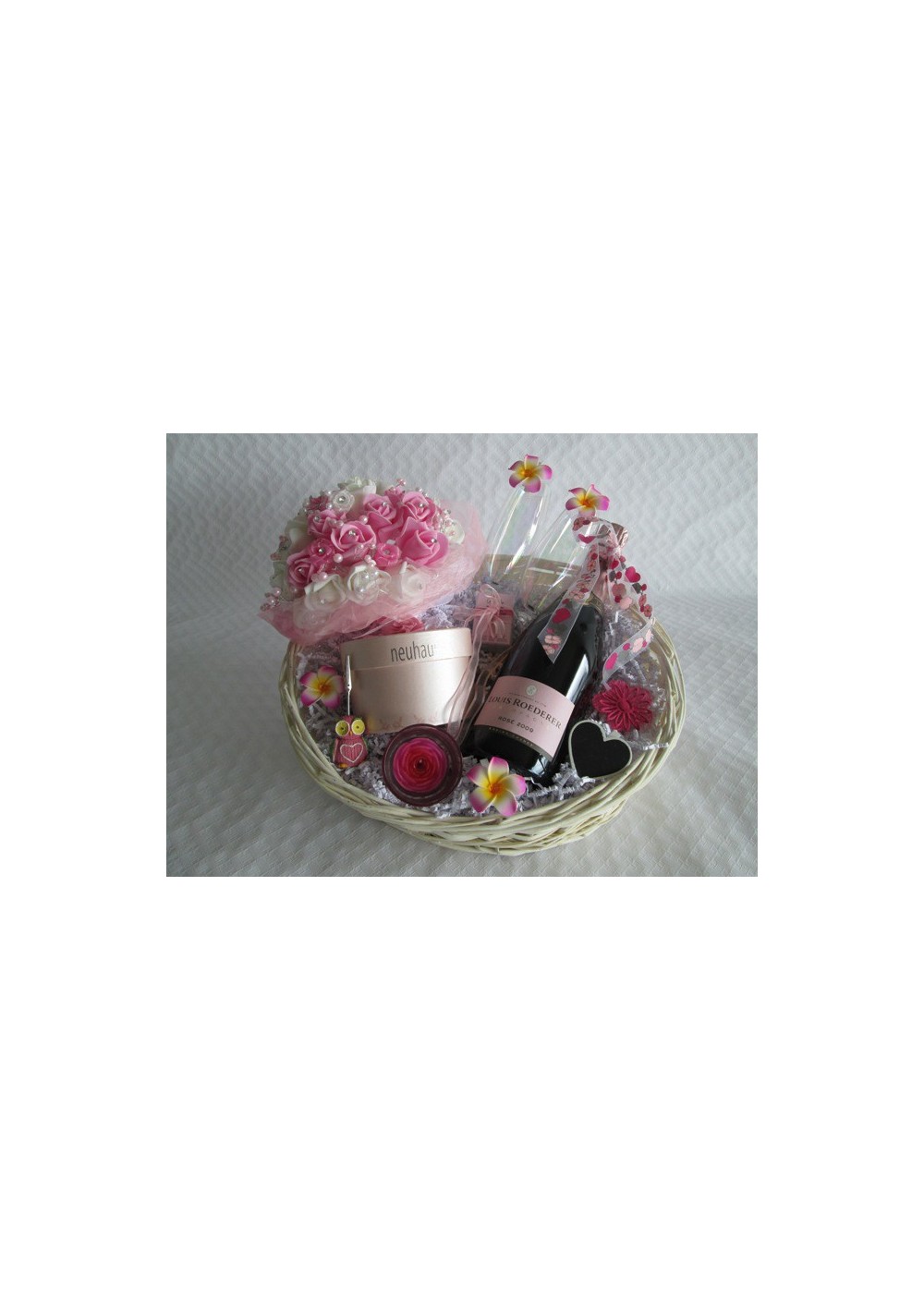 gift basket garden of flowers