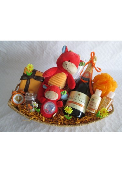 Birth gift basket Belgium