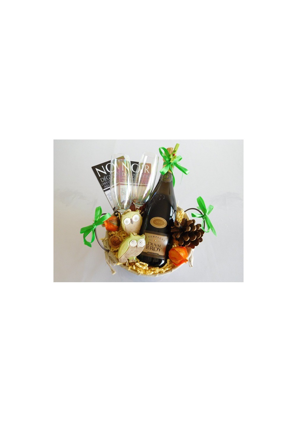 Nachtster - Geschenkmand - Champagne Duval Leroy Brut Reserve