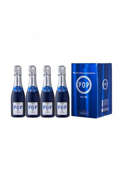 Champagne Pommery Coffret de 4 Pop 4 x 20cl