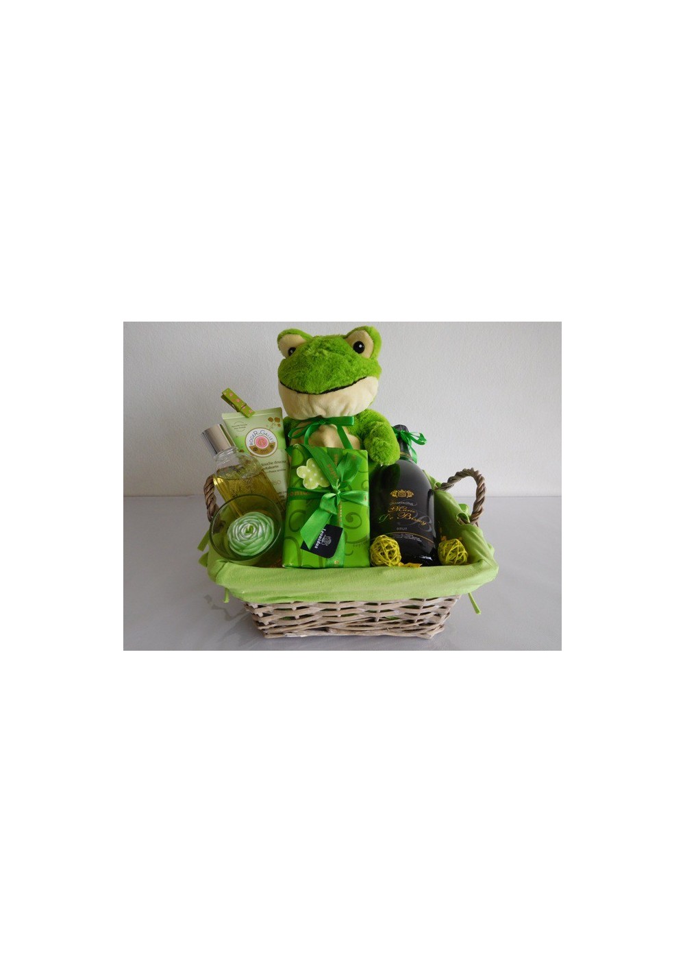 Birth gift "Green frog"
