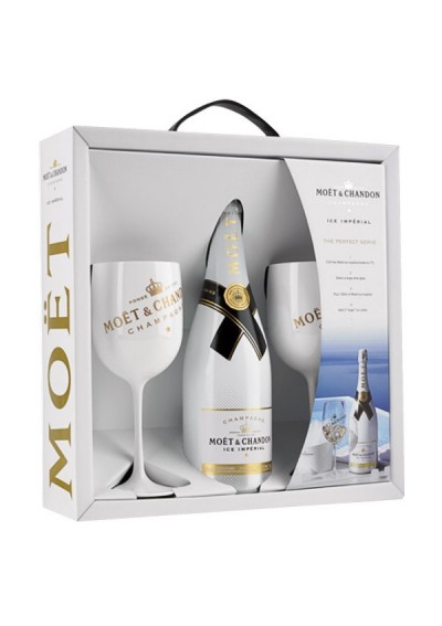 Champagne Moët & Chandon Ice Impérial Coffret 2 verres