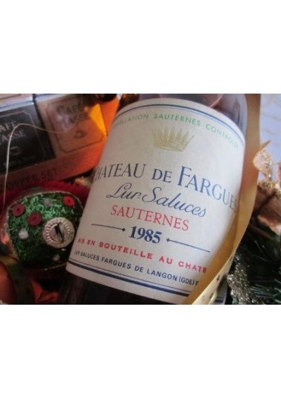 Panier cadeau Noël - Château de Fargues 1985