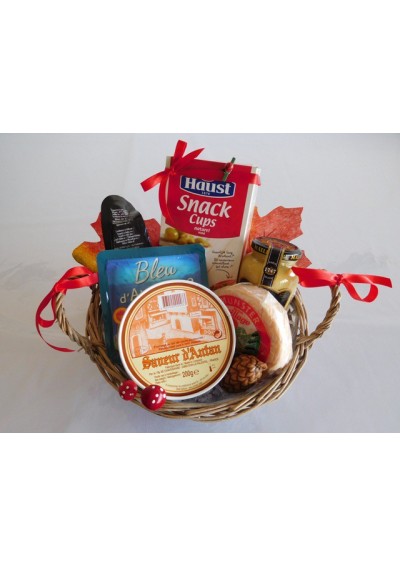 Soft cheese gift basket