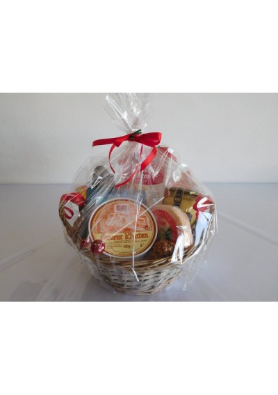 Soft cheese gift basket