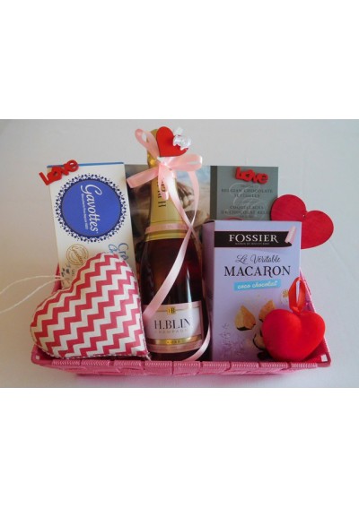 panier cadeau saint-valentin