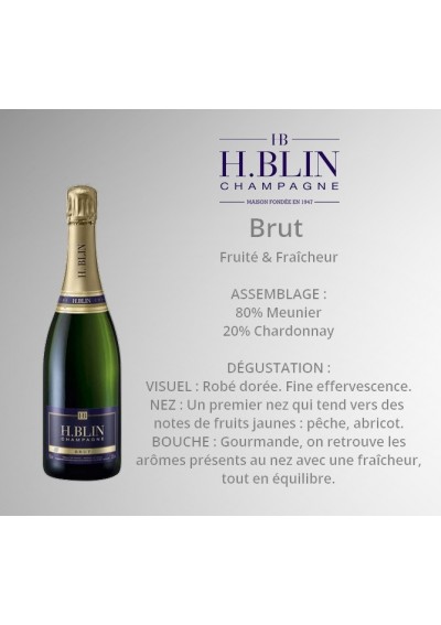 Champagne H. BLIN  Brut Tradition 