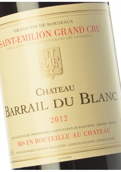 Château Barrail du Blanc 2012