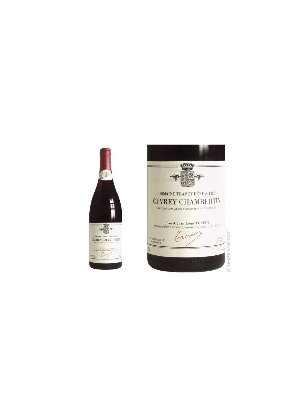 Gevrey-Chambertin - Domaine Trapet 2015 - Vin Bio - Bourgogne