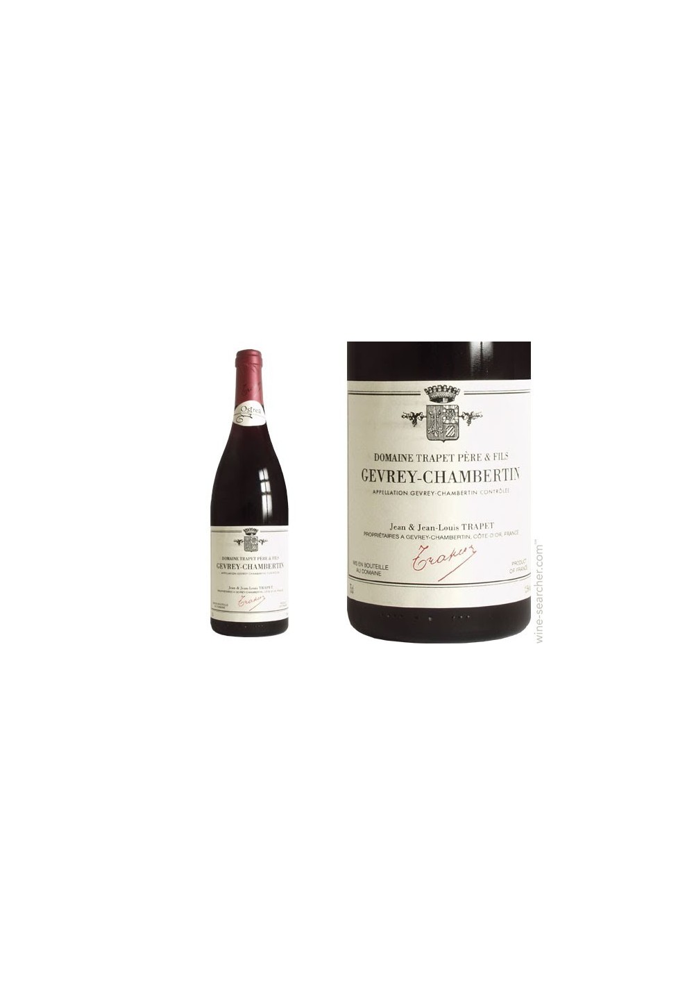 Gevrey-Chambertin - Domaine Trapet 2015 - Vin Bio - Bourgogne