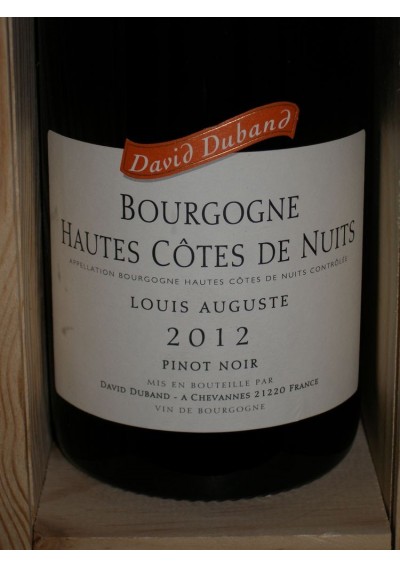 Hautes Côtes de Nuits -Domaine David Duband Louis Auguste 2012