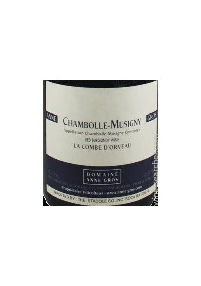 Chambolle-Musigny - 2012 - Domaine Anne Gros La Combe d'Orveau