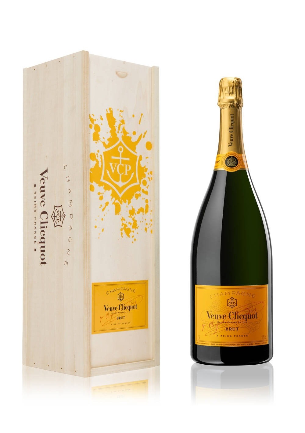 Magnum Wooden Box - Champagne Veuve Clicquot Brut (75cl)