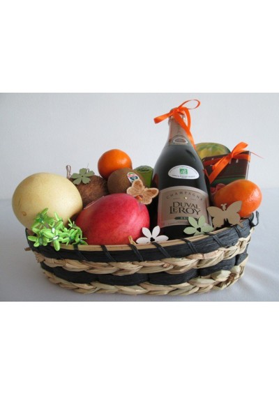 Basket of seasonal fruits